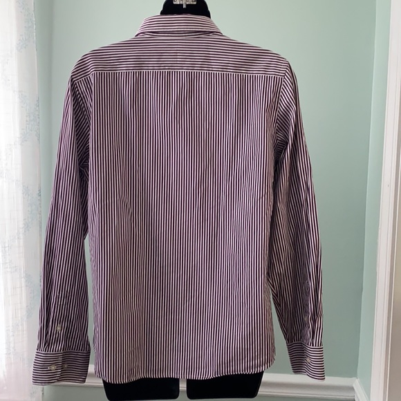Lauren Ralph Lauren striped button down shirt LP - Picture 2 of 8